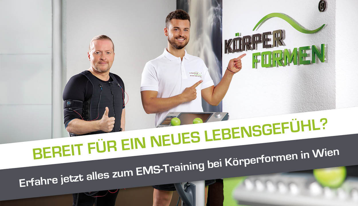 PopUp Standorte Wien - Bereit für ein neues Lebensgefühl? Erfahre jetzt alles zum EMS Training bei Körperformen Wien