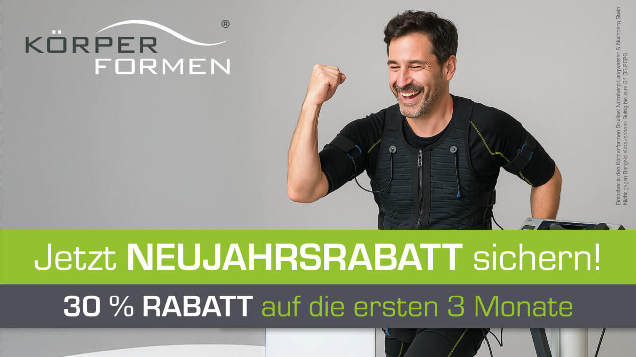 Nürnberg Neujahrsrabatt - 30 % Rabatt auf die ersten 3 Monate